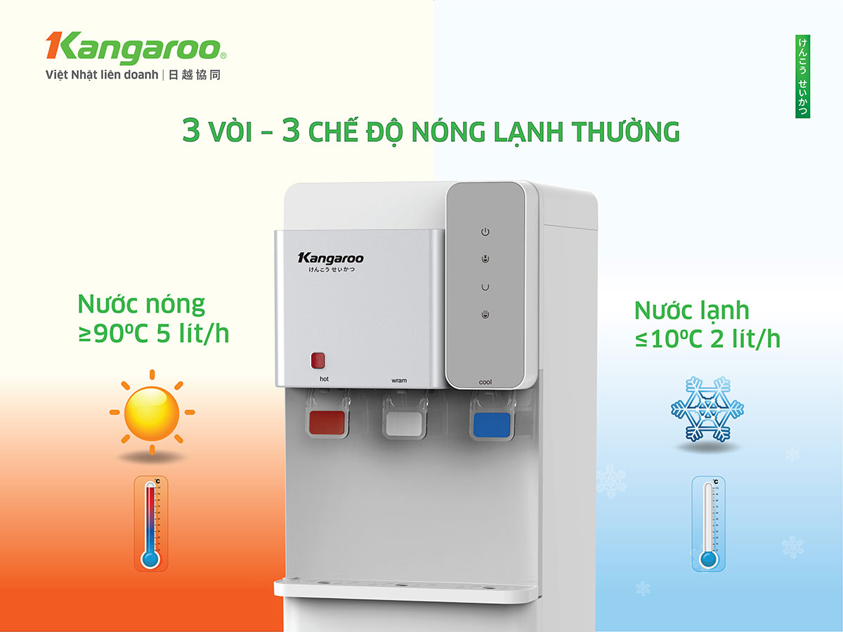 Cây nước nóng lạnh Kangaroo KG63A3